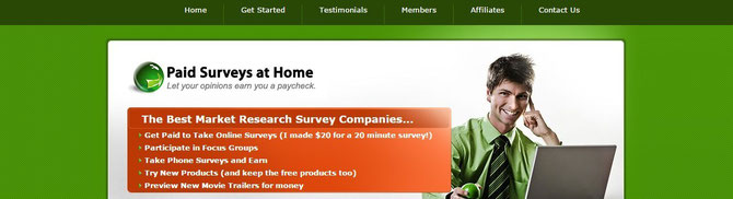 Detail Review on "Paid surveys at home", Is Paid-surveys-at-home Scam or Legit?