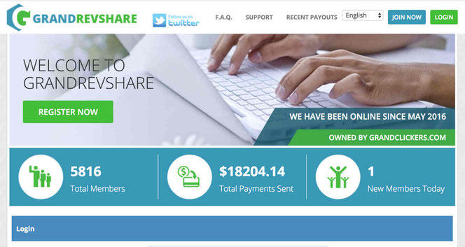 GrandRevShare review. Is Grand Rev Share scam or legit? What is Grand Rev Share?