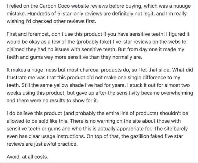CarbonCoco complaint 2