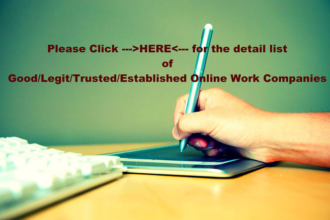 Legitimate Online Works and Businesses