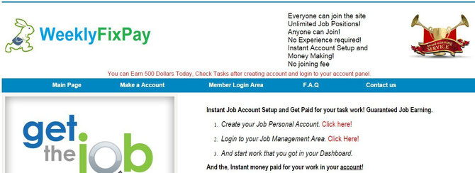 Weekly Fix Pay Review, Weeklyfixpay is scam or legit?