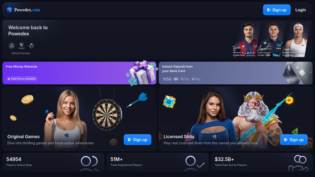 Screenshot of Powedex.com